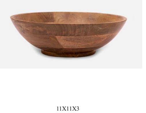 Cutlery wooden bowl and spoon set